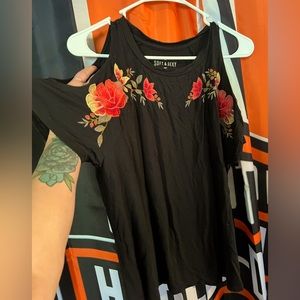 American Eagle soft and sexy cold shoulder